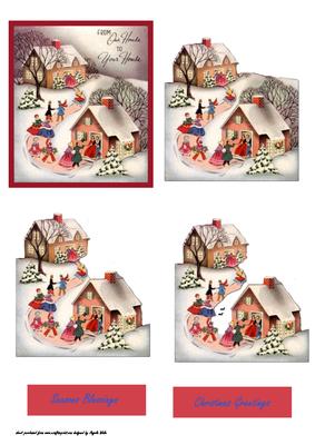 From Our House to Yours Decoupage