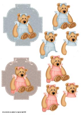 Beary Pretty Jongo Toppers