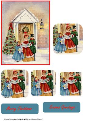 Silen Night the Carolers Sing