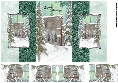 Country Church Fold Back