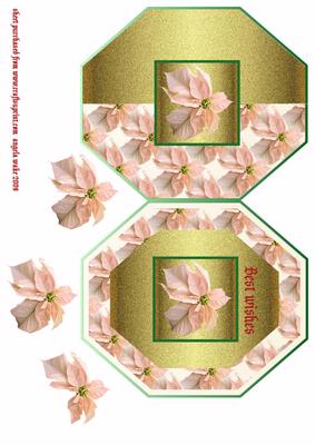 Pink Poinsettia Octagon
