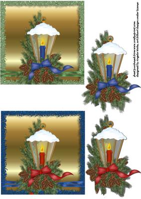 Christmas Lanterns Toppers