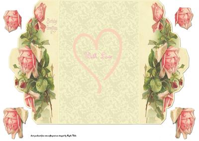 Roses for You Scallop Gate Fold