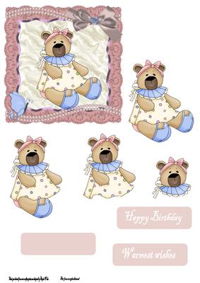 Satin and Bows Teddy