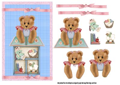 Scrapbooking Teddy Bear