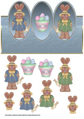 Hoppy Bunnies and Easter Eggs
