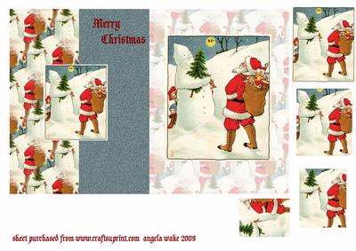 Santa and the Snowman