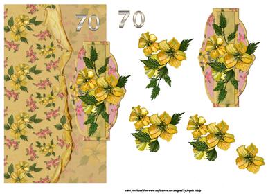 70 To-day Yellow Floral