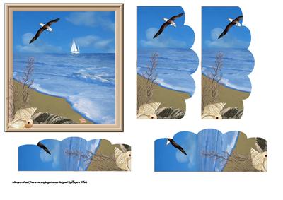 Lonely Gull Nautical Scen