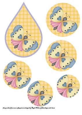 Teardrop Butterfly Topper