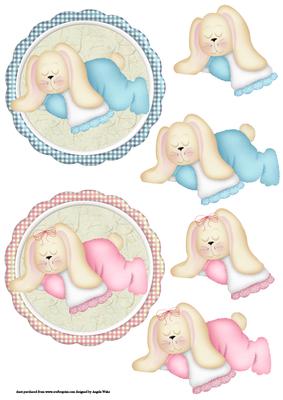 Baby Rabbits Toppers