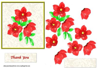 Wild Poppy Topper