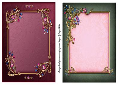 Jeweled Card Fronts