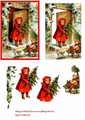 Girl in Red Coat