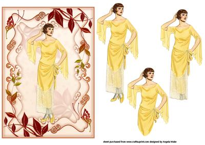 Lady in Lemon Dress