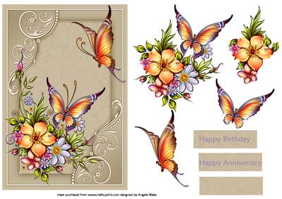 Petals and Butterfly
