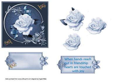 Blue Midnight Rose