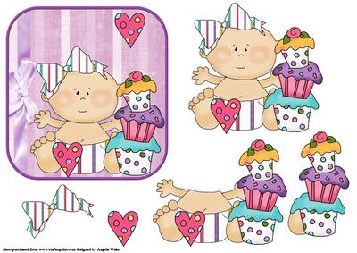 Baby and Cup Cakes
