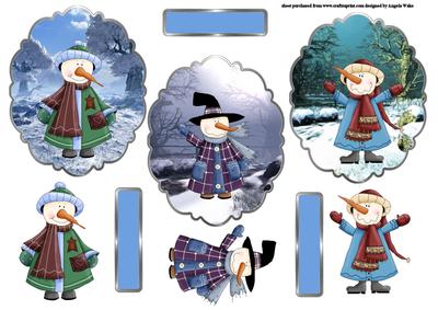 Carrot Nosed Snowman