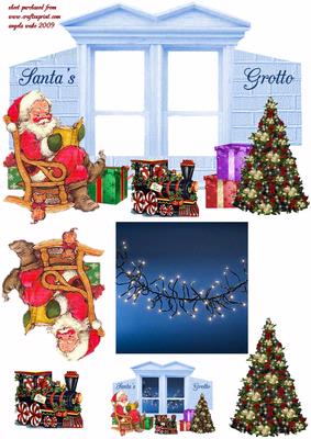 Santa and His Grotto