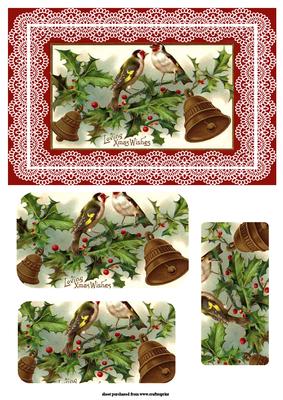 Birds and the Holly Bush