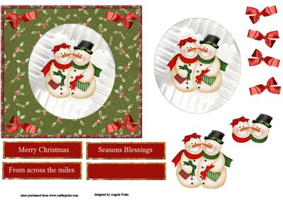 Mr and Mrs Snowman