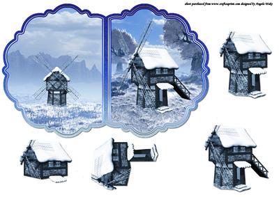 Windmill at Christmas