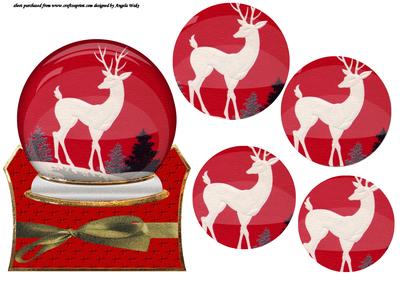 Reindeer in the Snowglobe