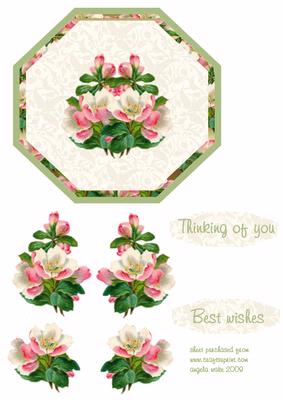 Camelia Floral Plate