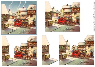 Christmas Coach and Horses