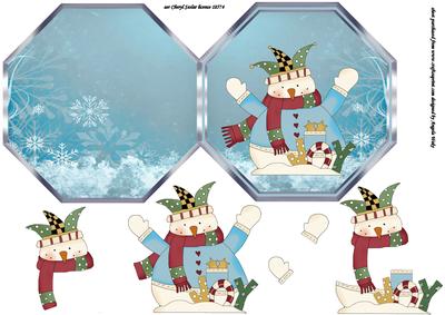 Peace and Joy Snowman