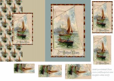 Sailing Down the River in a Small Boat