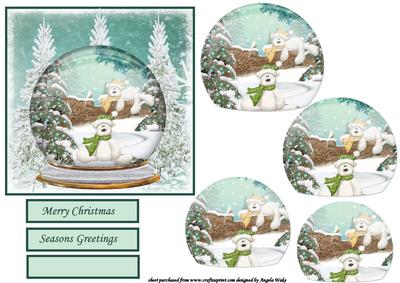 Winter Snowglobe, Beary Christmas