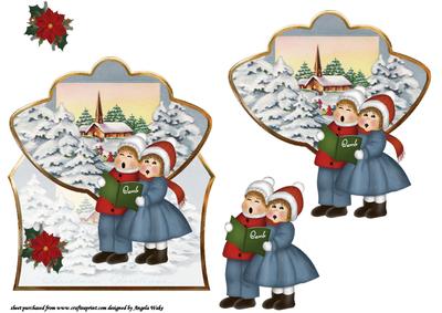 The Carol Singers Over the Edge