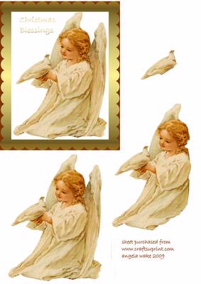 Angel and Dove of Peace