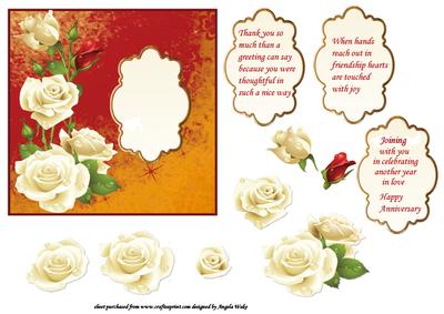 Anniversary and Birthday Wishes with Roses