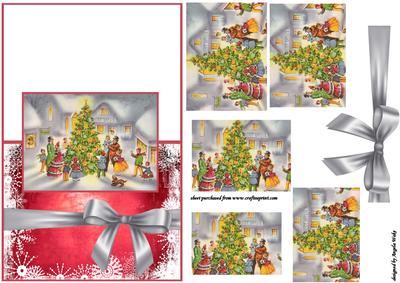 Christmas Vintage Village Christmas Tree