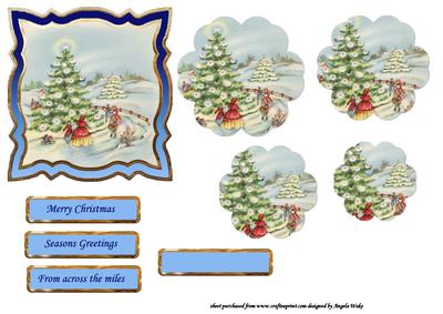 Festive Greetings Vintage