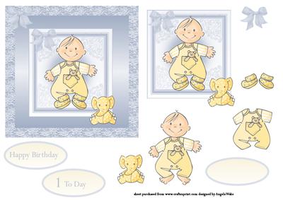 Baby Boy in Yellow
