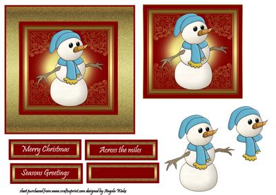 Snowman in the Blue Hat
