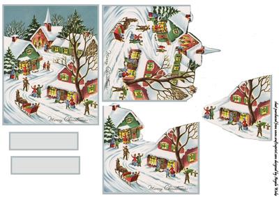 Vintage Christmas Village