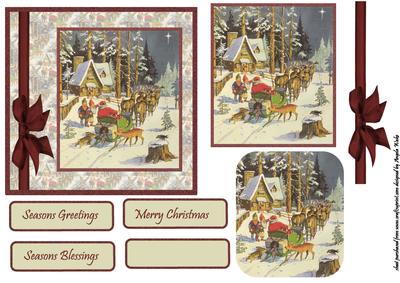Santa and His Helpers