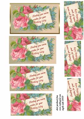 A Little Note of Warm Wishes and Flowers