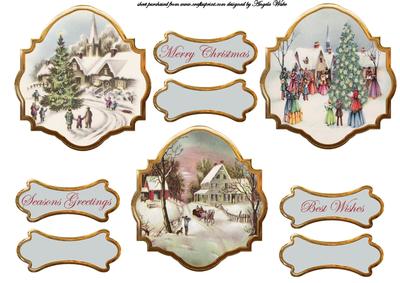Vintage Christmas Scenes