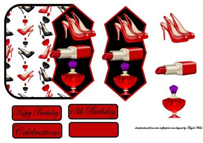 Lipstick, Perfume and Red Shoes