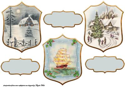Vintage Christmas Scenes
