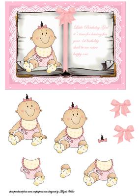 Baby Girl 1st Birthday