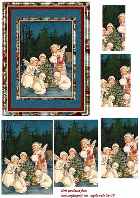 Angels Around the Christmas Tree
