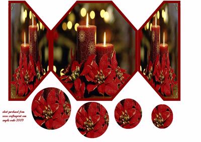 Gold Flakes and Red Candles