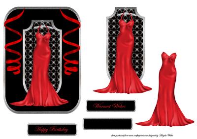 The Red Dress and Topper